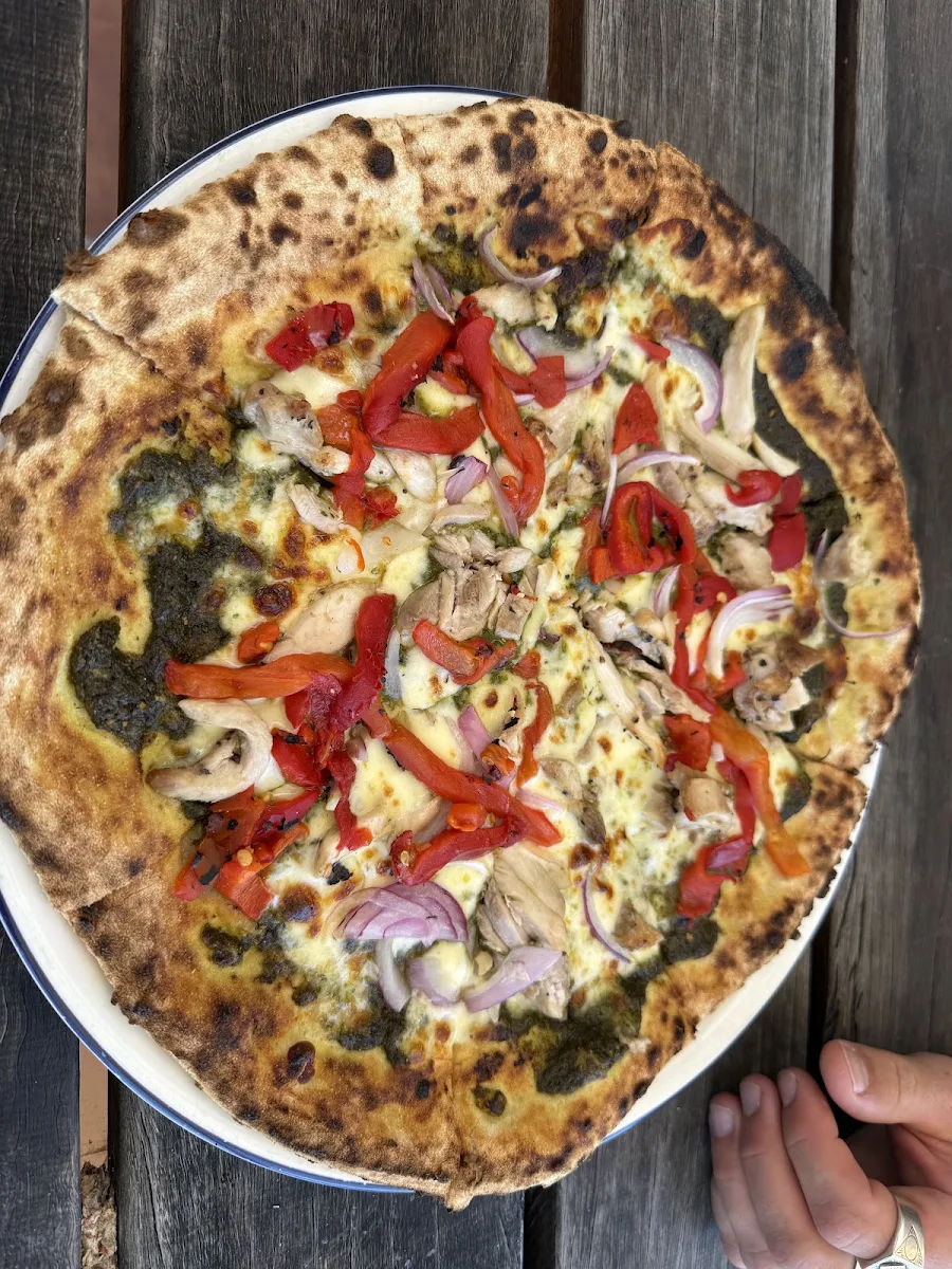 Chicken Pesto Pizza