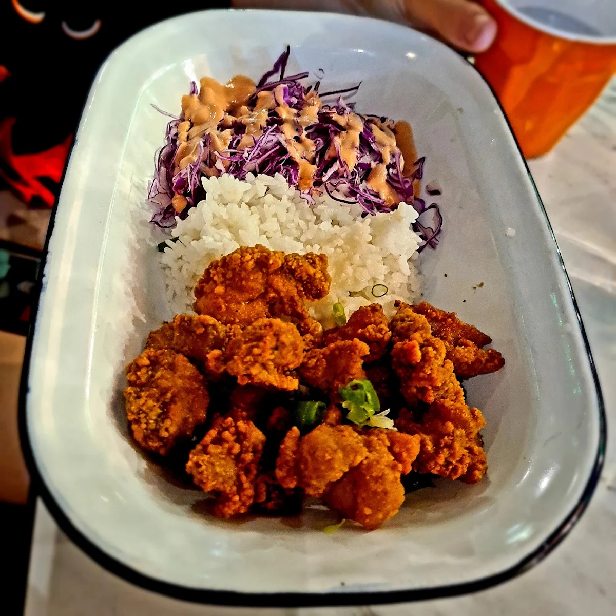 Crispy Fried Chicken Bibimbap Combo