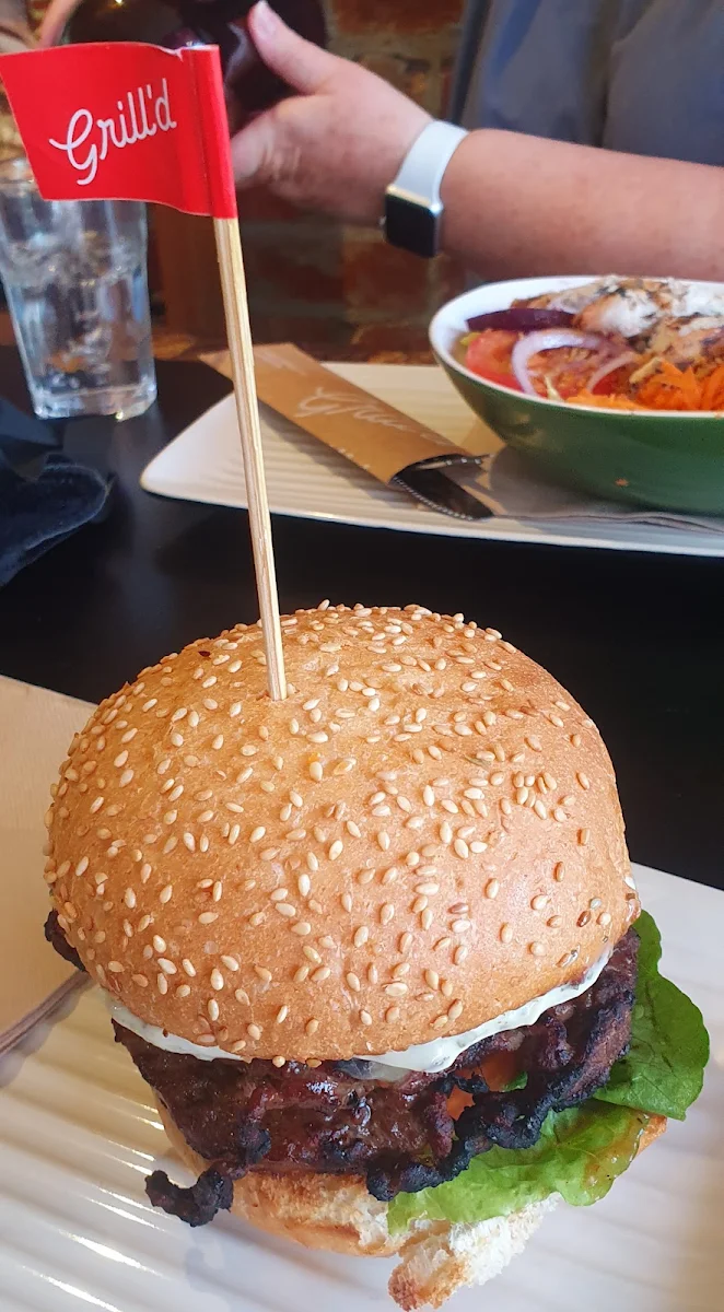 Build Your Own Lamb Burger, Grill'd Burgers - Elsternwick