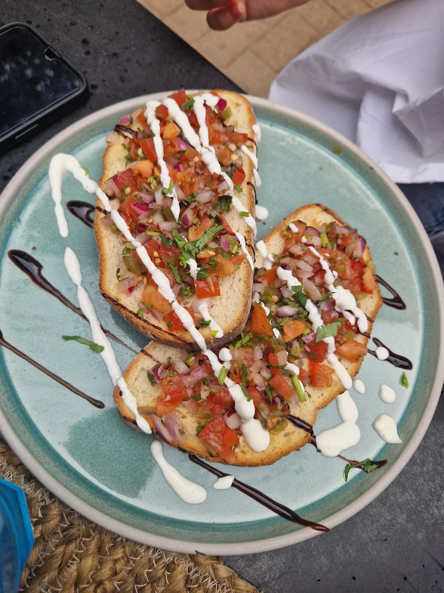 Bruschetta, Noodies on the Beach