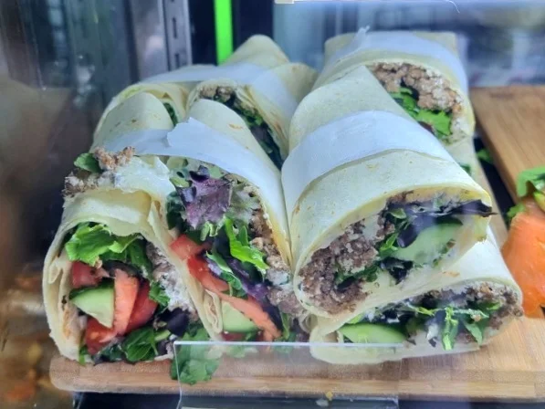 Vegetarian Wrap, D'Angelo Cafè