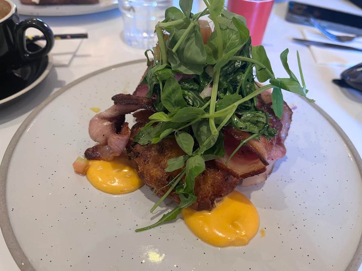 Corn Fritters with Bacon