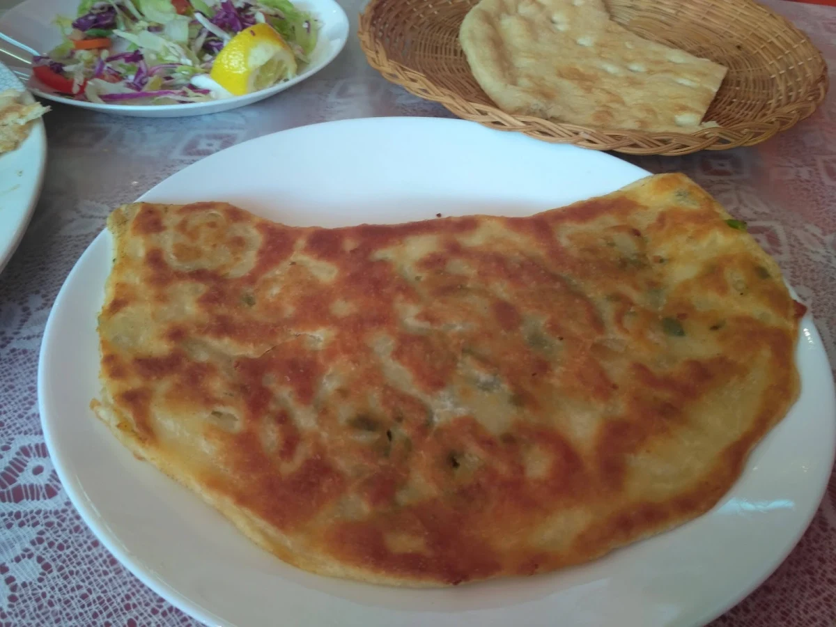 Potato Pancake, Charcoal Kebab