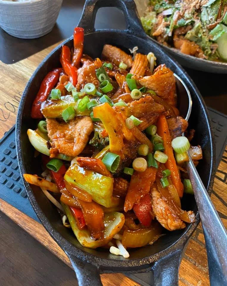 Chilli Pork with Mixed Vegetables