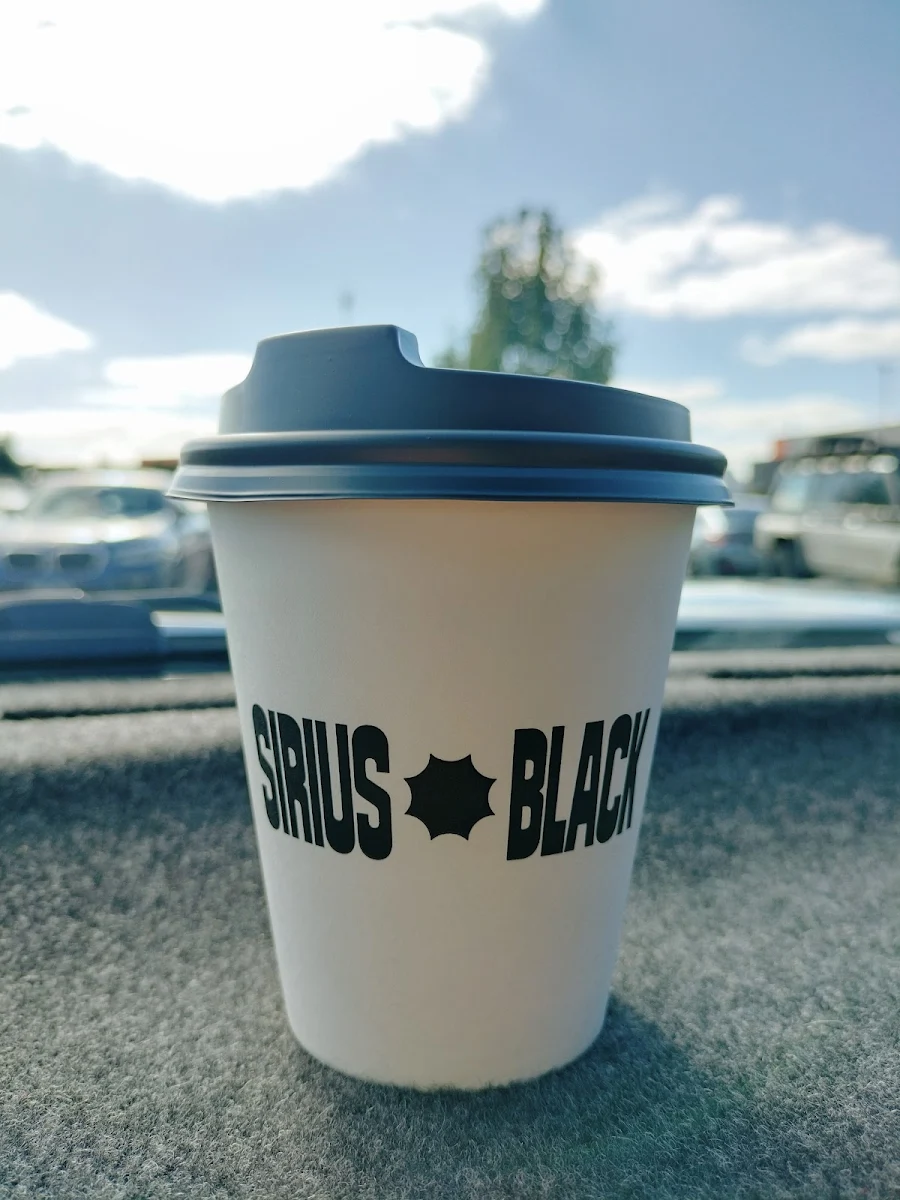 Coffee, Sirius Black Coffee. Drive Thru.