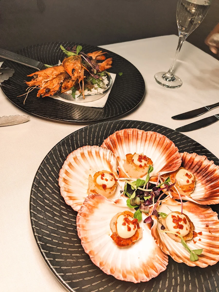 Scallops, Lakeside Restaurant