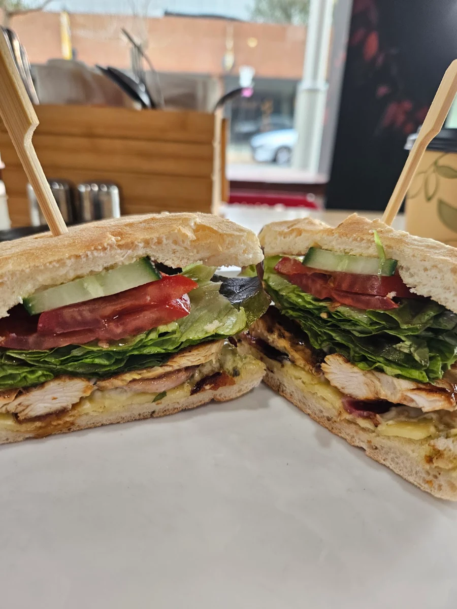 Chicken Burger with the Lot