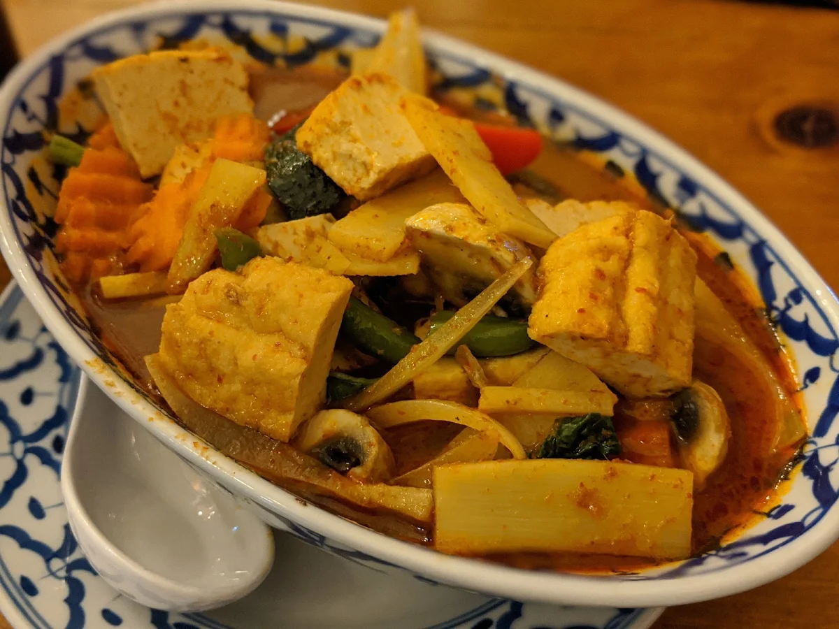 Vegetarian Tofu, Thai by Thai Restaurant