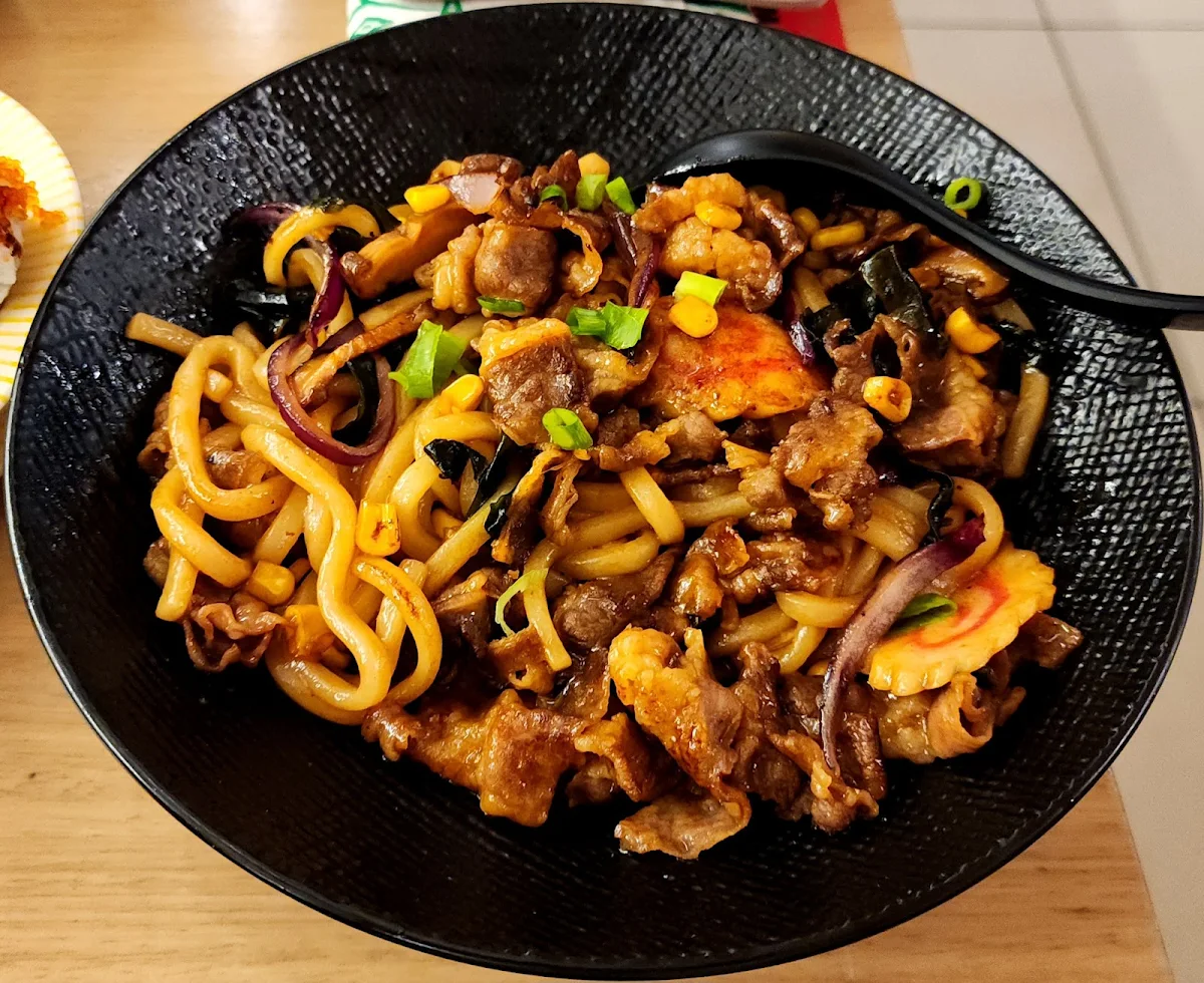 Beef Fried Udon