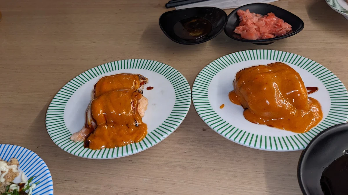 Spicy Salmon Nigiri