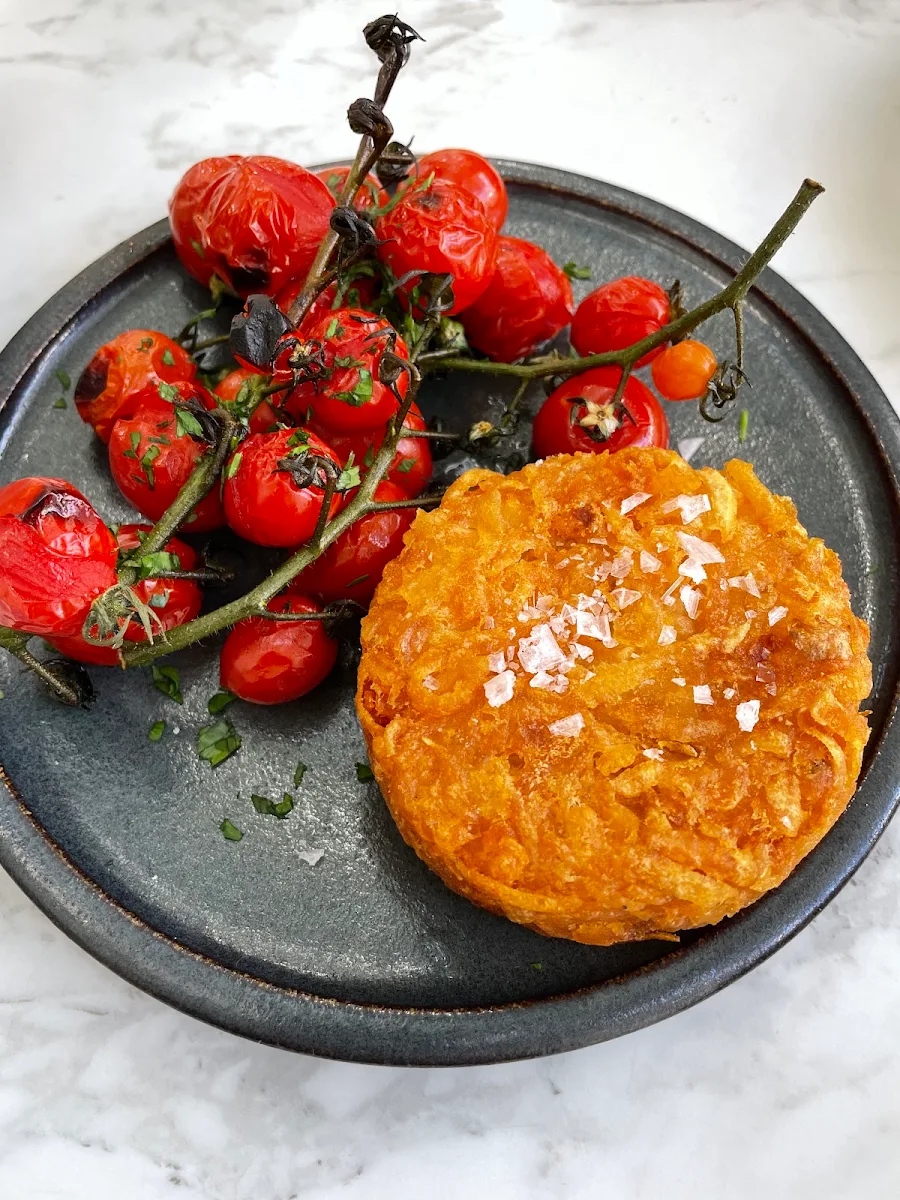 Grilled Cherry Tomatoes, Dirty Red Rozelle