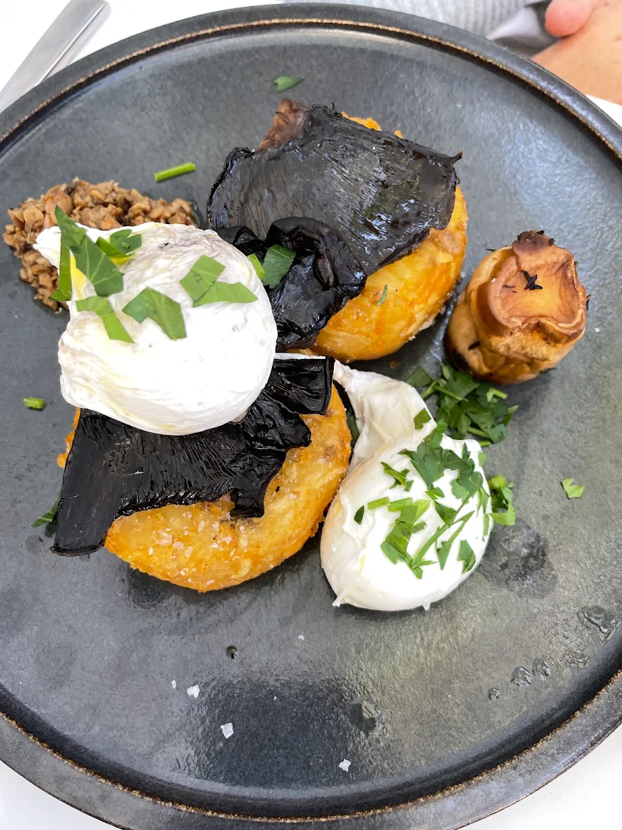 Poached Eggs, Dirty Red Rozelle