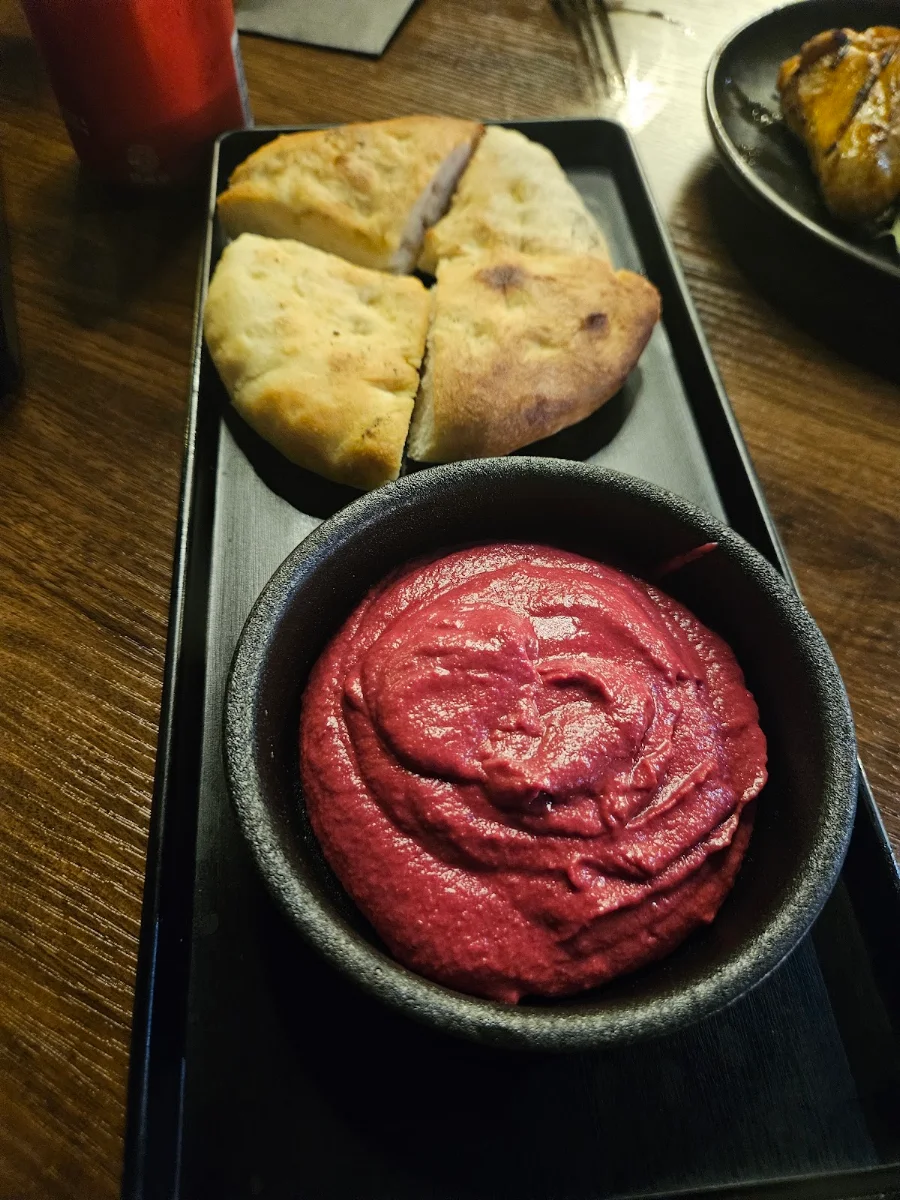 Beetroot Dip, Buffalo Chargrill
