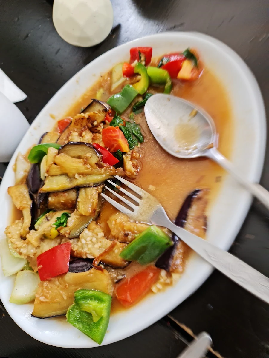 Fried Eggplant with Special Sauce