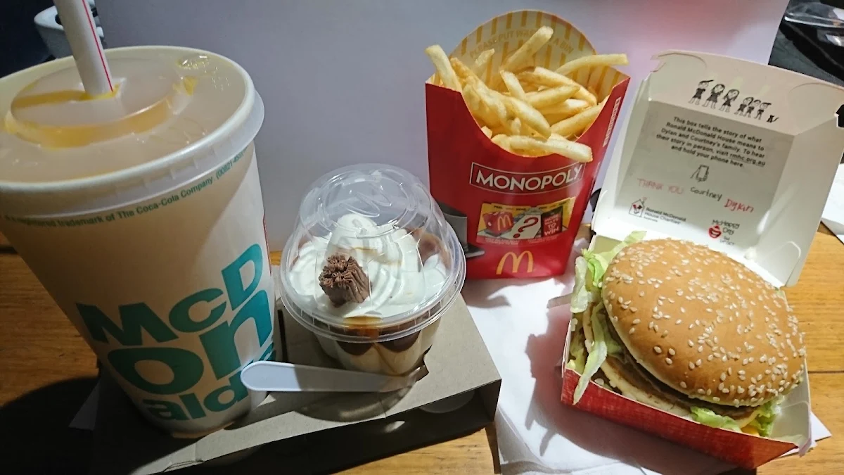 Large Big Mac Meal Deal with Caramel Sundae