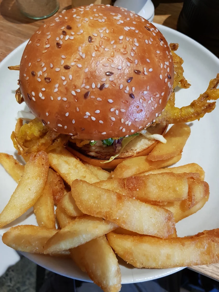 Chicken Burger with w Chips