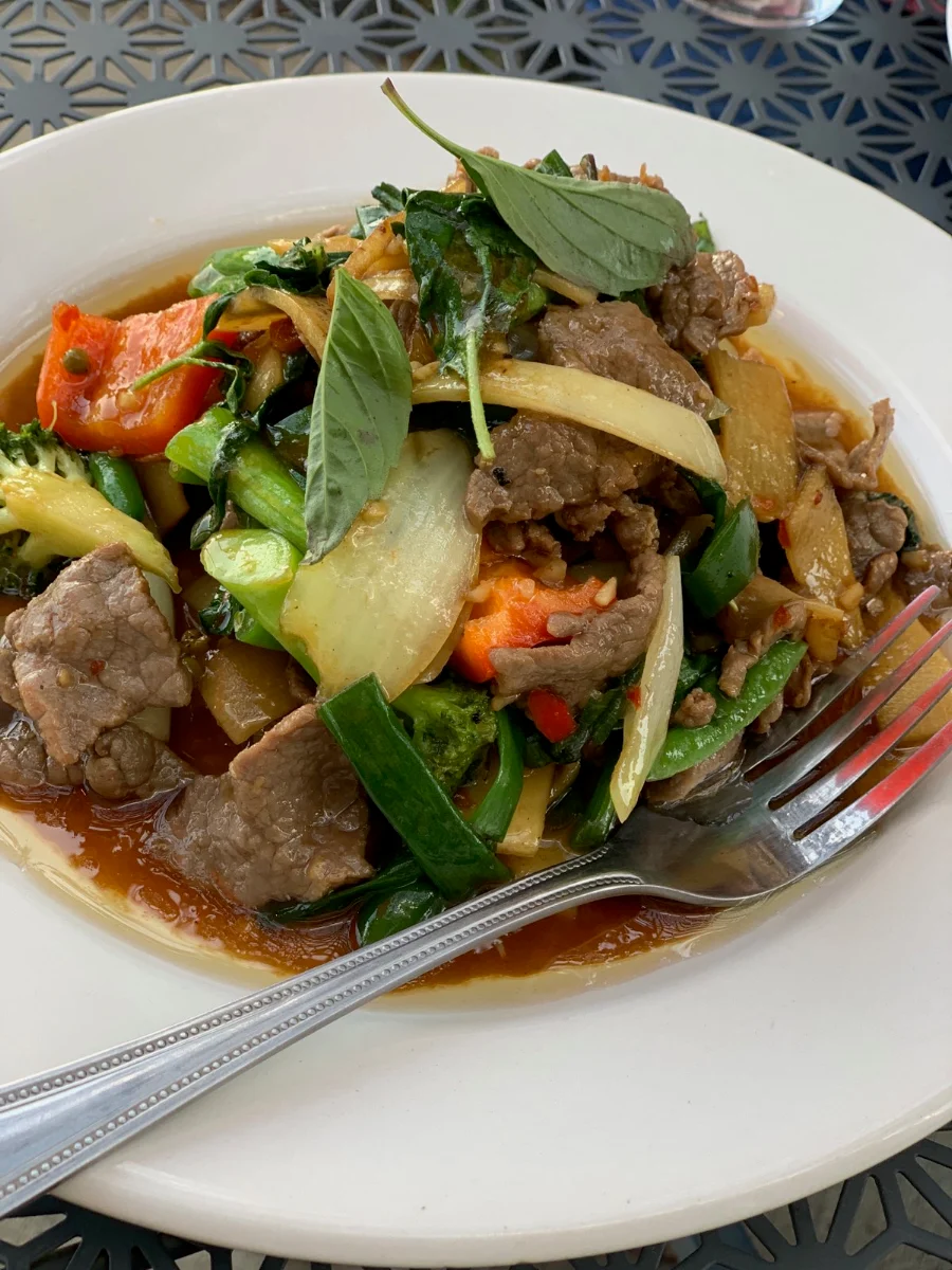 Chilli Basil Beef, Fat Baby Thai