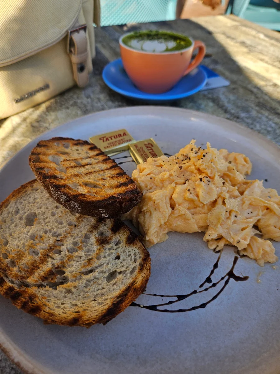 Scrambled Eggs on Toast
