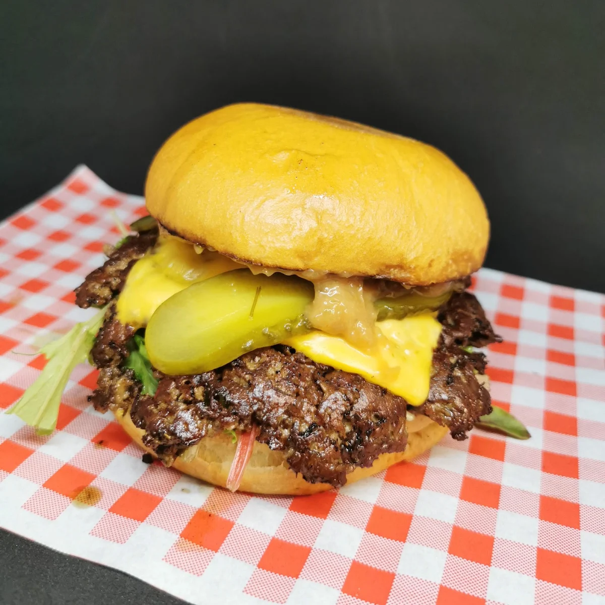 Smashed Double Cheeseburger