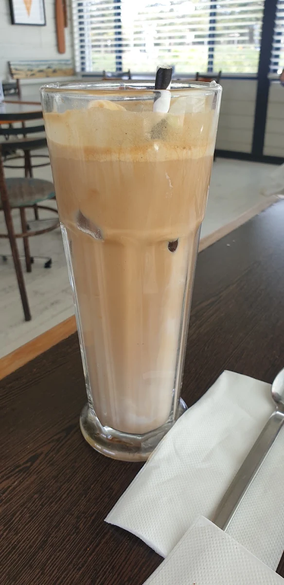 Ice Coffee with Vanilla Ice Cream