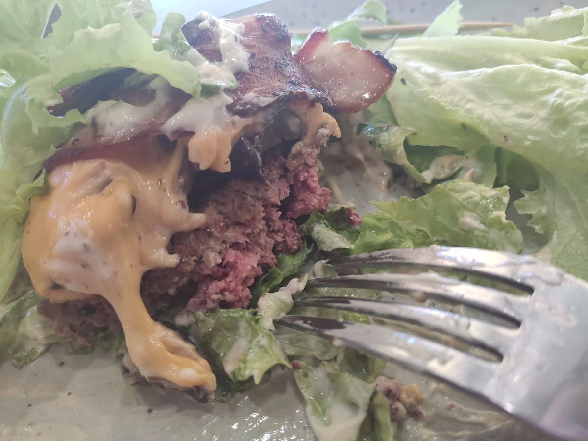 Truffle Burger Keto Style