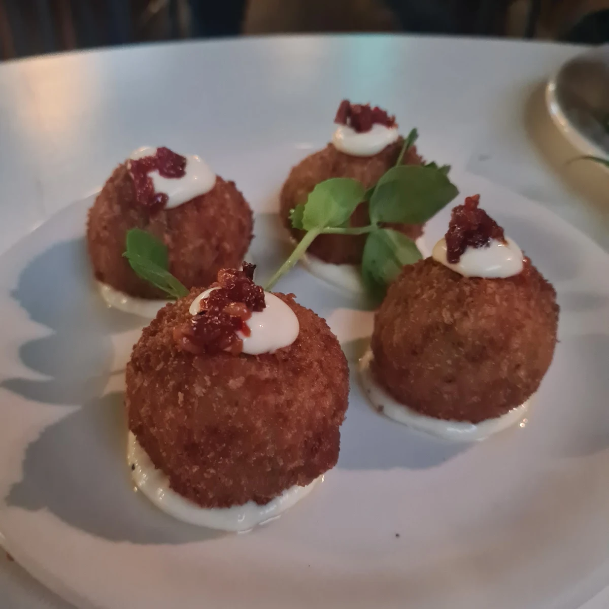 Prawn Mac and Cheese Croquetas