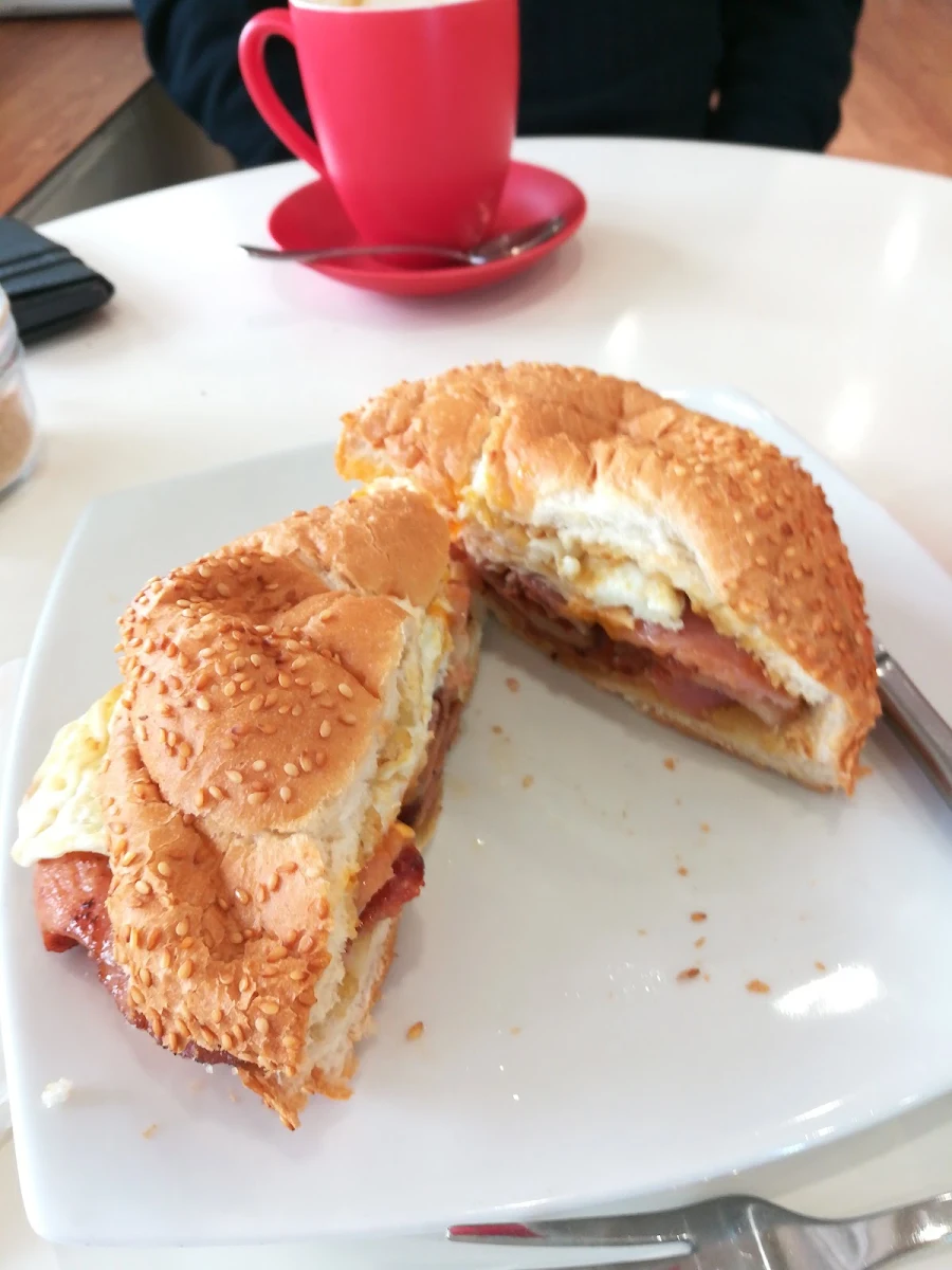 Egg and Bacon Roll