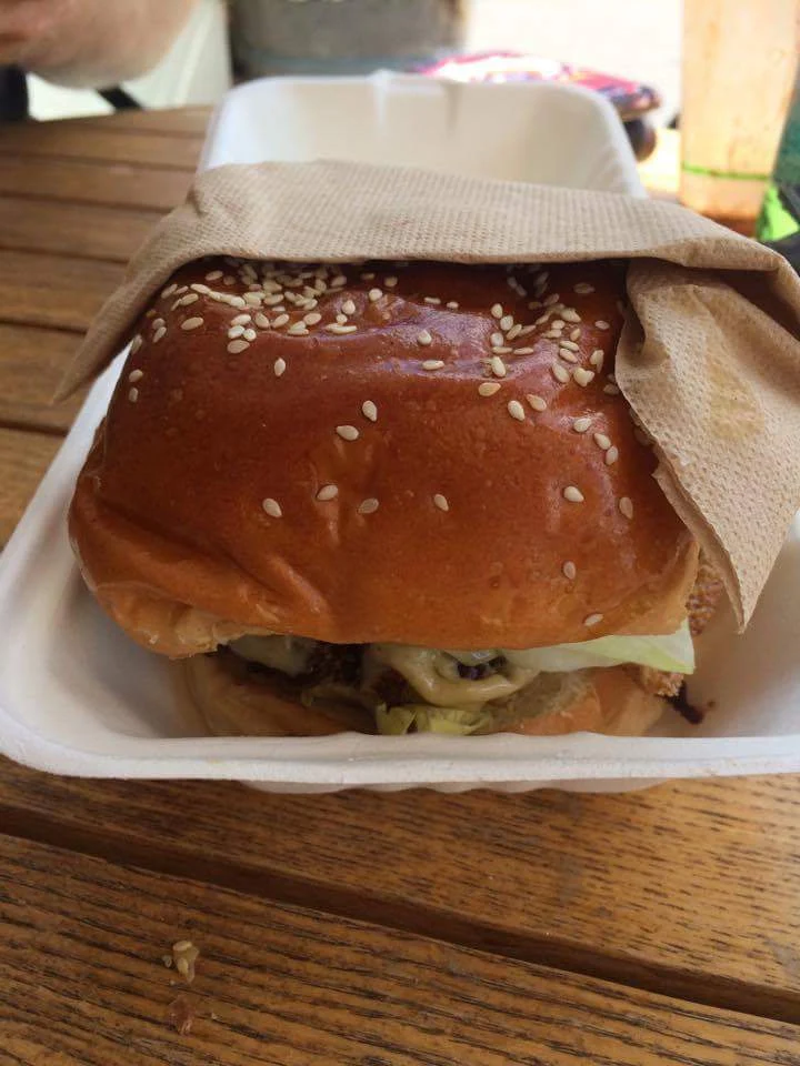 Beef Burger, Maxwell's Grocery