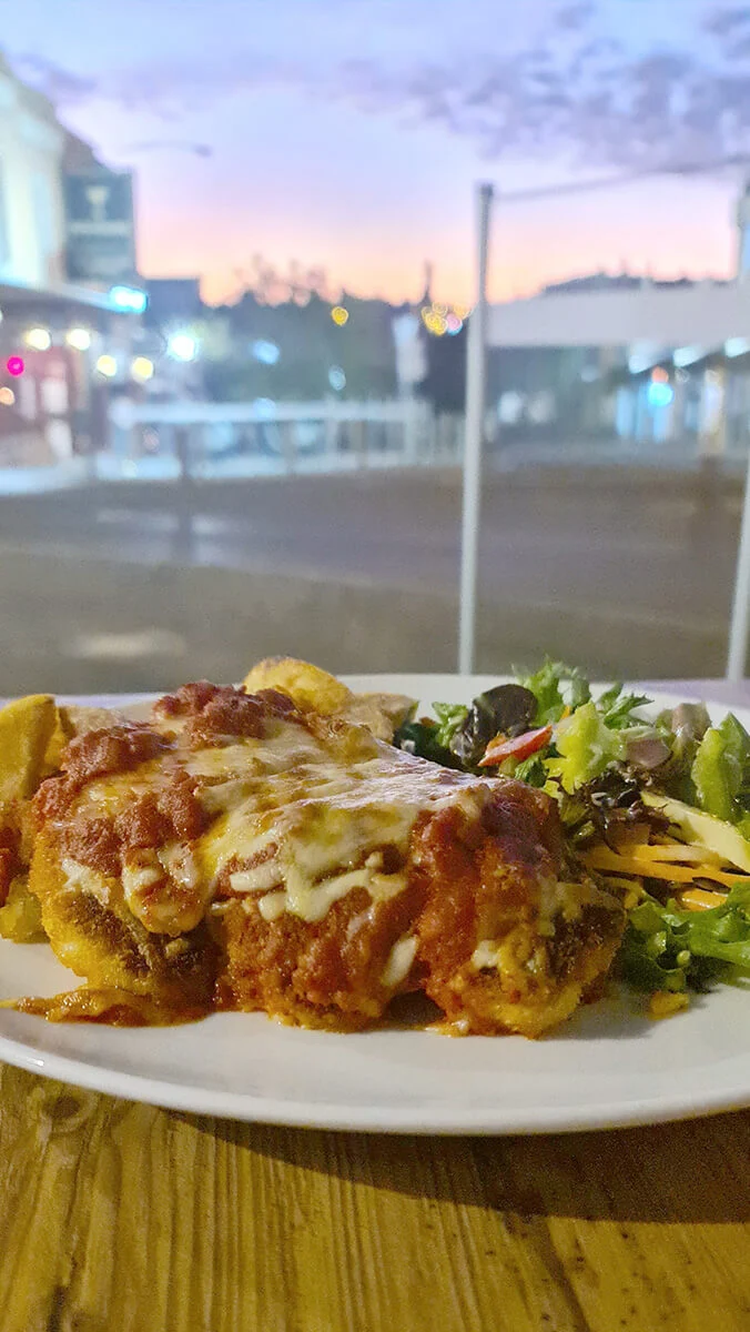 Mini Chicken Parma with Chips