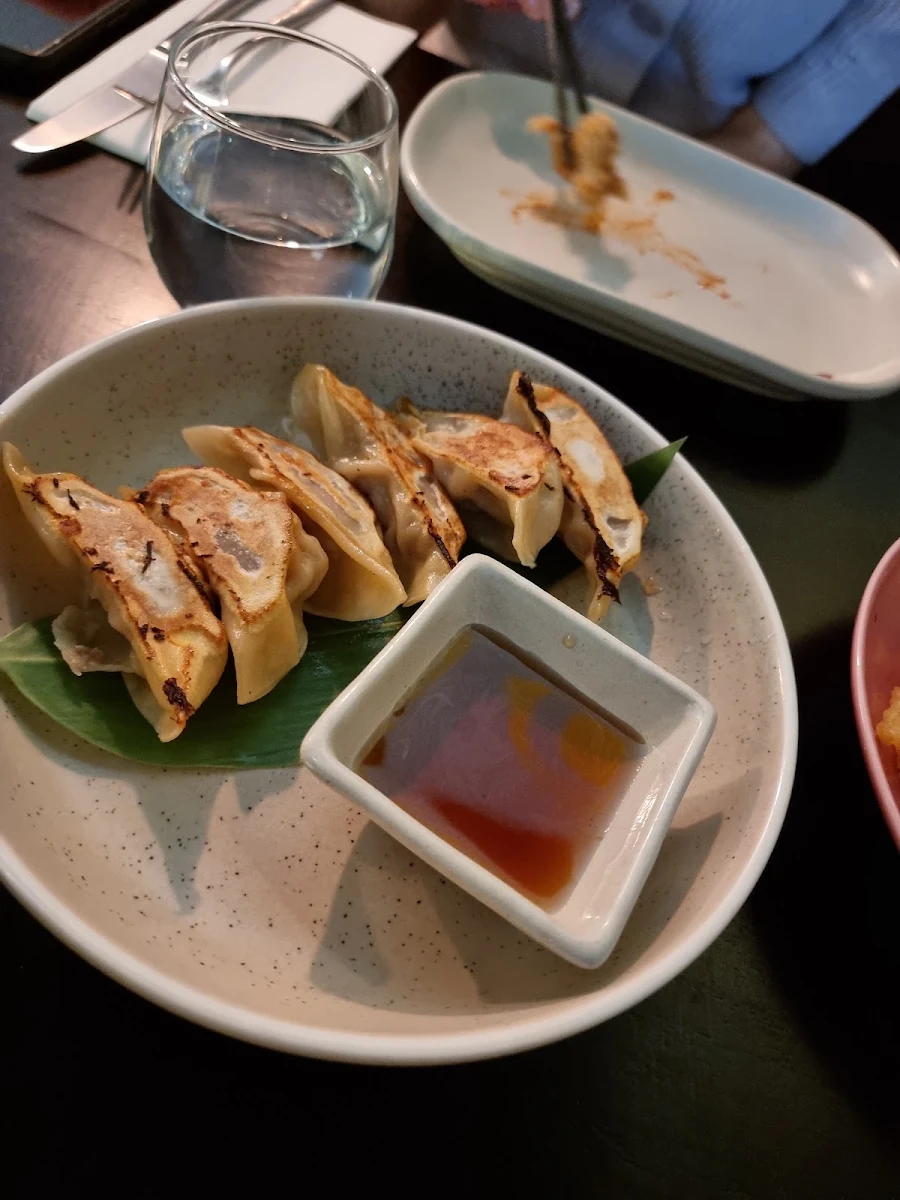 Vegetable Gyoza w Genmai Vinegar