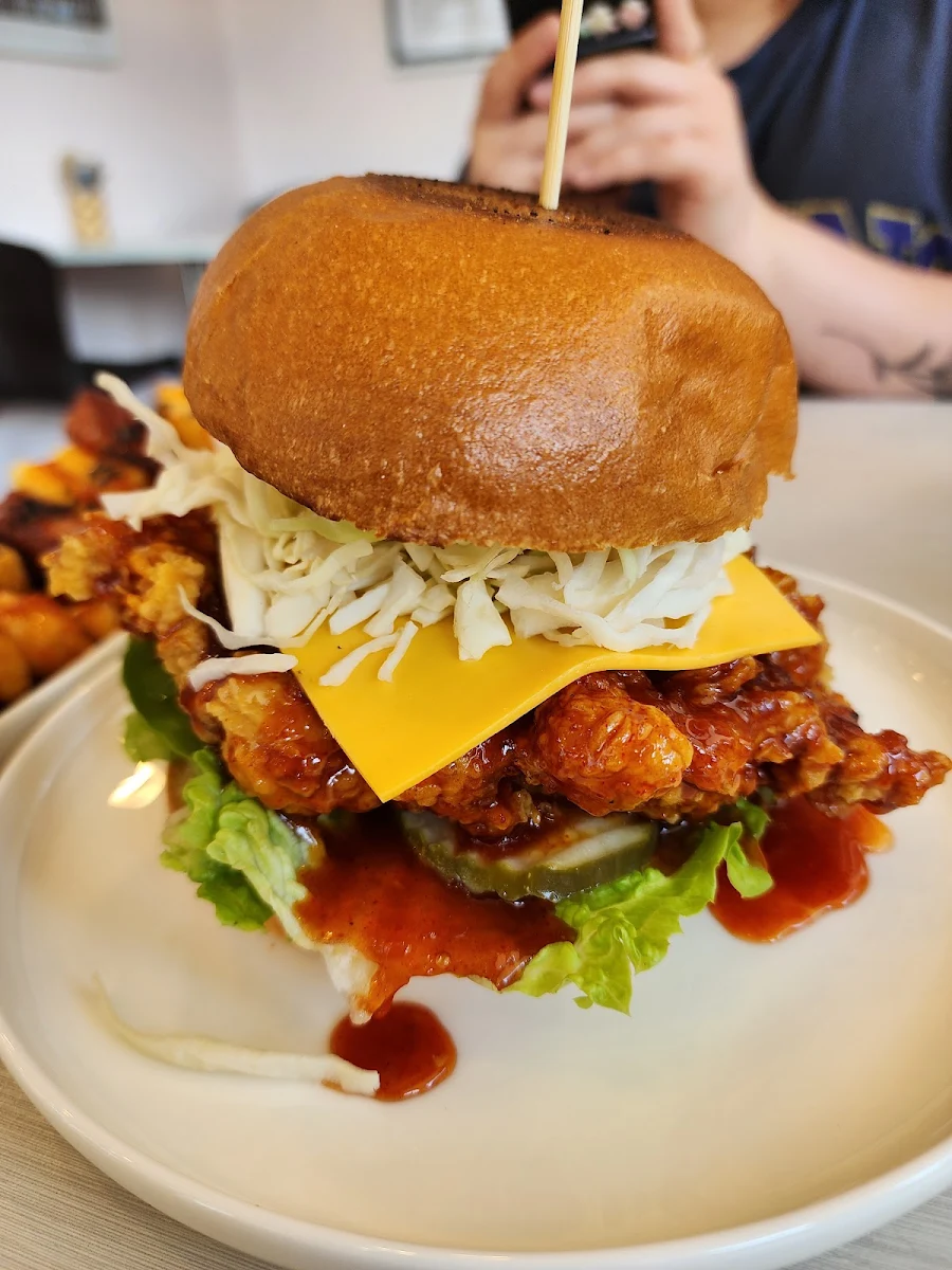 Kft Burger Korean Fried Tofu V
