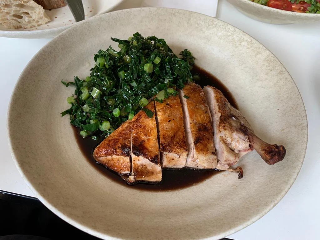 Poached Chicken Balsamic Dressing