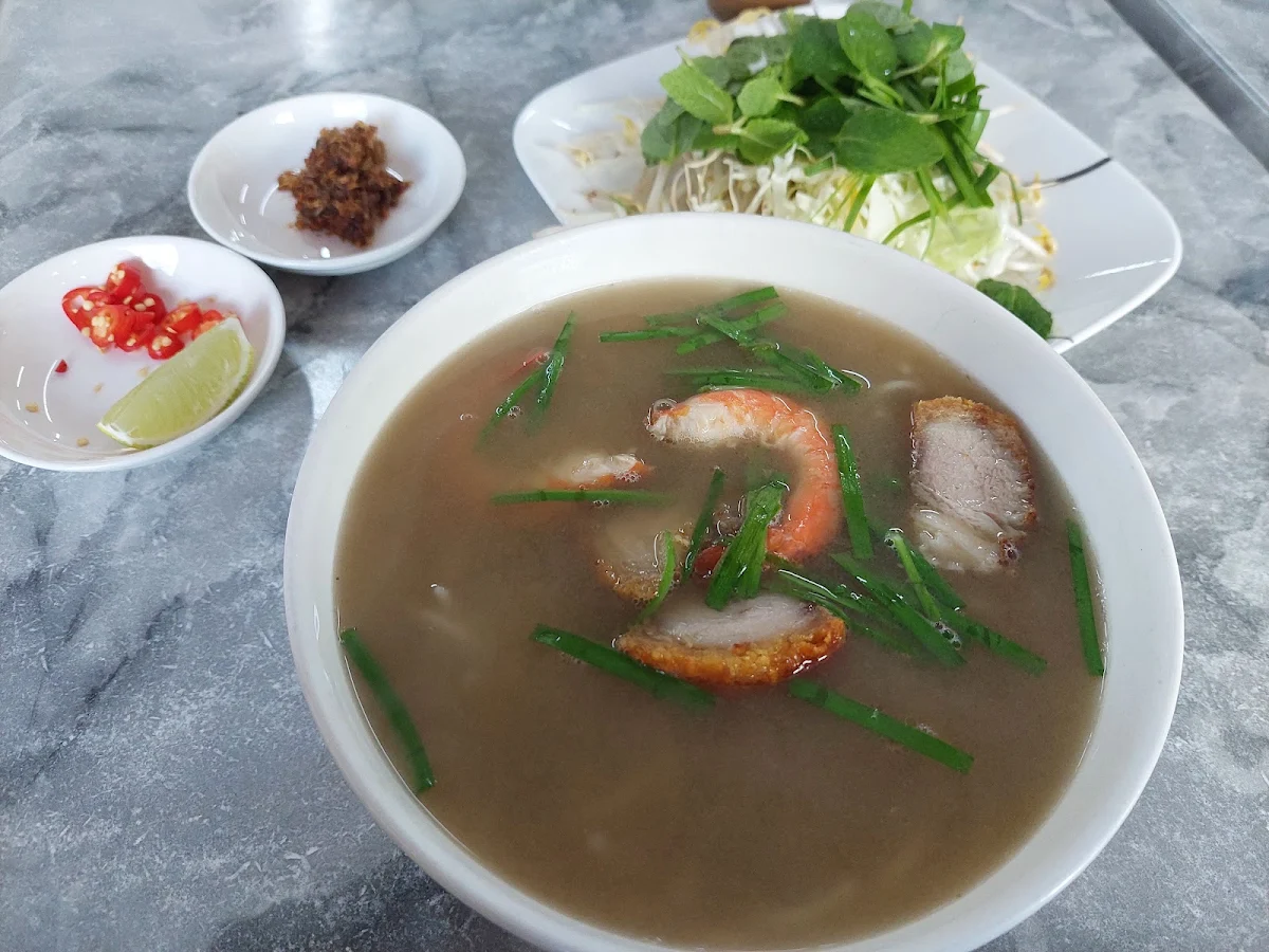 Bun Mam - Rice Vermicelli with Salted Fish Soup