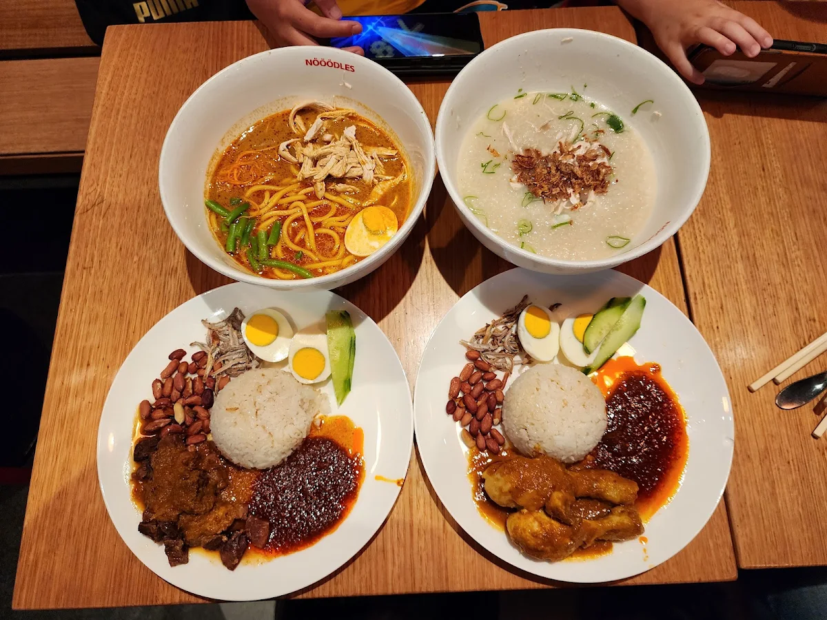 Nasi Lemak Chicken Nasi Lemak Beef Curry Laksa Chicken Porridge