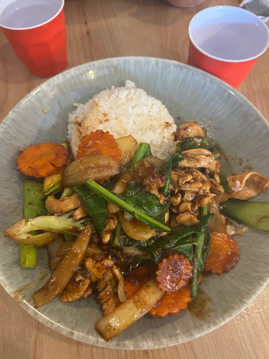 Stir Fried Noodles and Rice