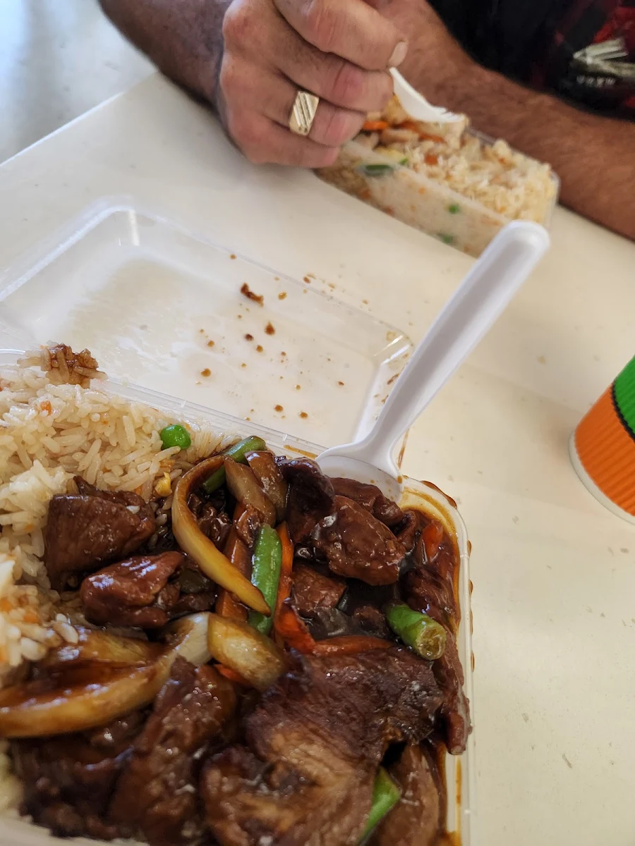 Mongolian Beef and Rice