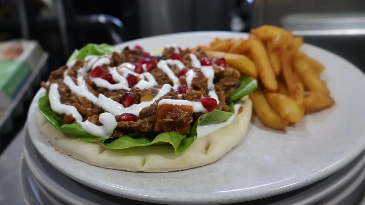 Pull Lamb on Pita