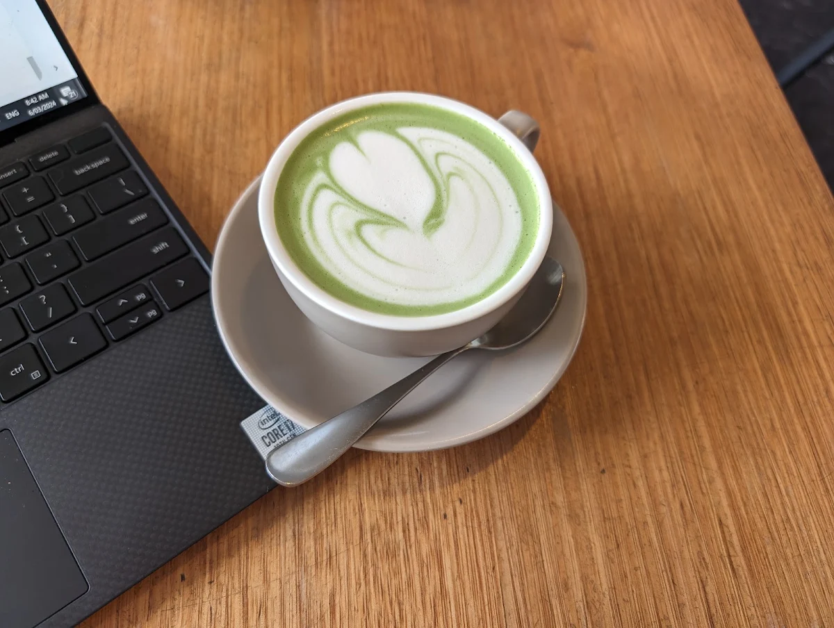 Matcha Latte, The Backyard Est 2016