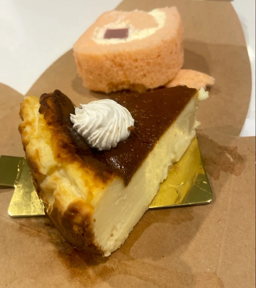 Burnt Basque Cheesecake Slice