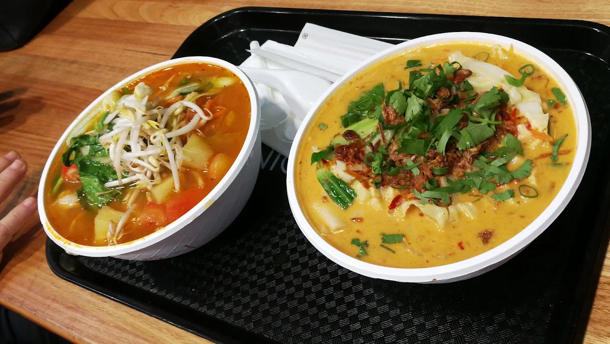 Seafood Tom Yum Soup and Chili Seafood Laksa