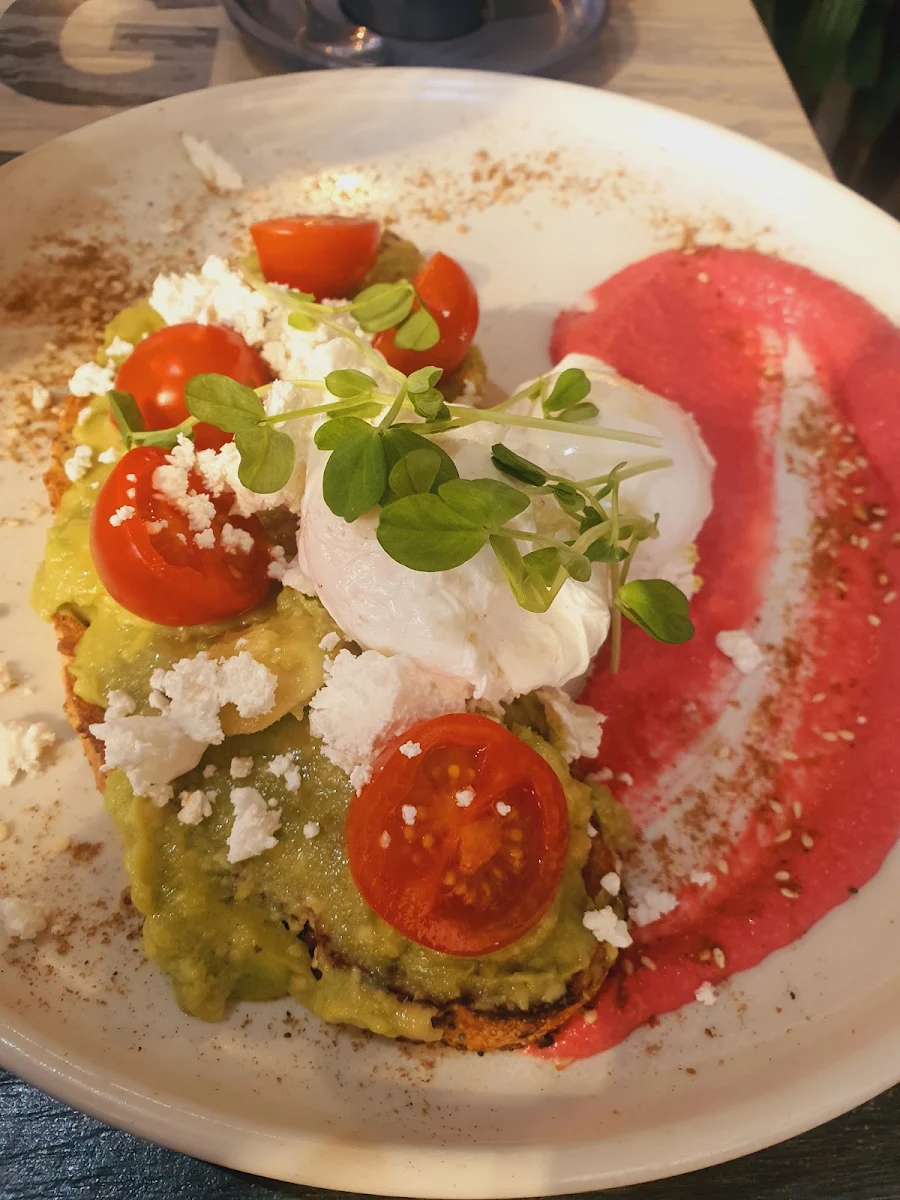 Smashed Avocado, The Second Home Cafe - Rouse Hill