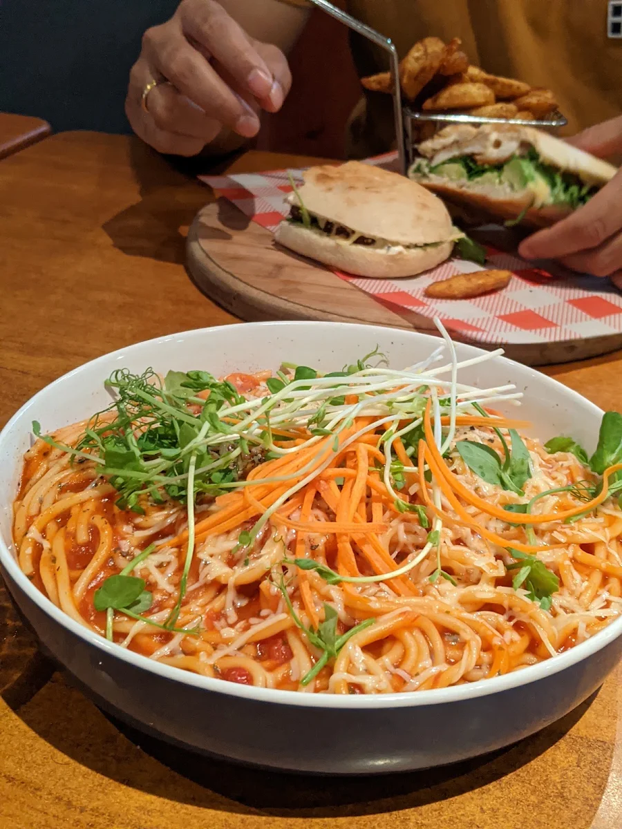 Pasta, Bridges Restaurant, Bar and Function Centre