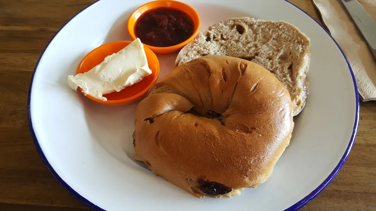 Toasted Blueberry Bagel