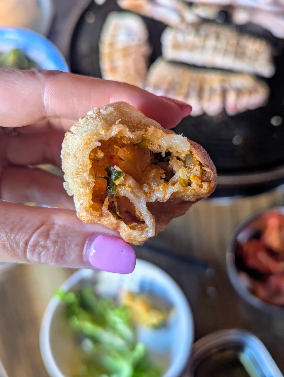 Dumplings, Plus82Gogi Goodwood Korean BBQ restaurant