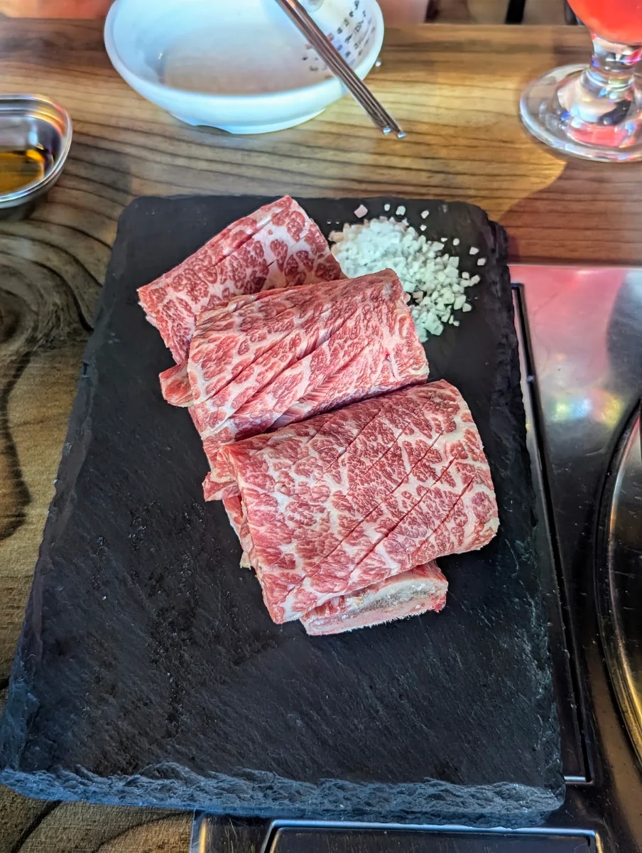 Wagyu Beef, Plus82Gogi Goodwood Korean BBQ restaurant