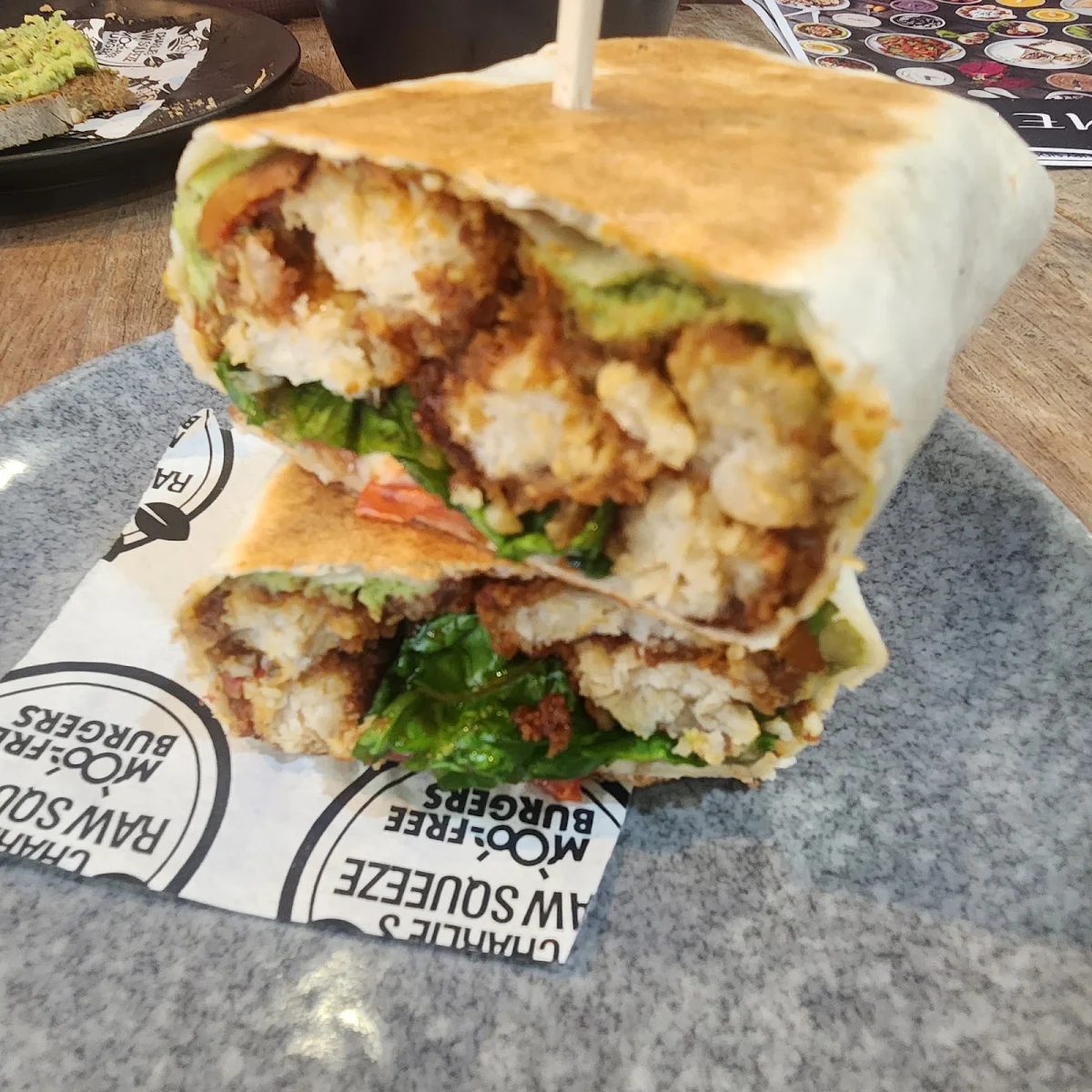 Wrap, Charlies Raw Squeeze Greenslopes