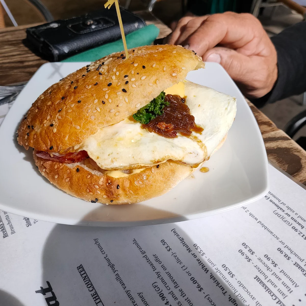 Egg and Bacon Roll, Bean Beat
