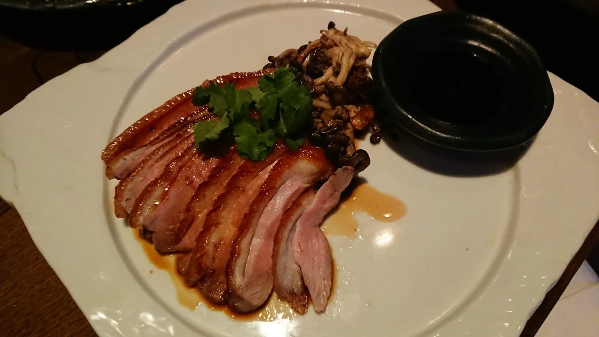 Fragrant Duck Breast, Saké Restaurant & Bar Hamer Hall
