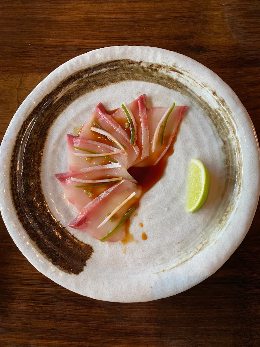 Kingfish Sashimi, Saké Restaurant & Bar Hamer Hall