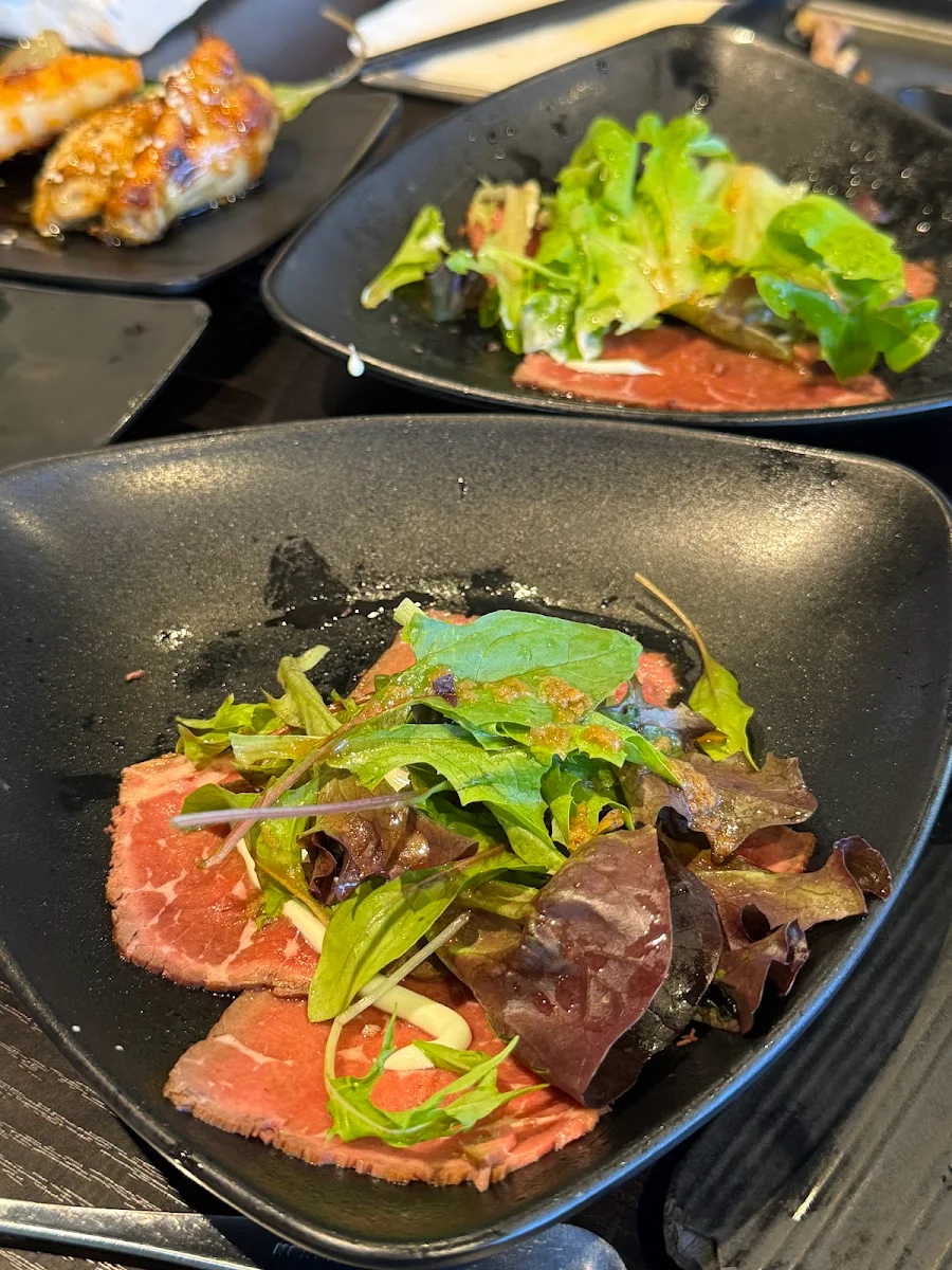 Beef Carpaccio, Okami Japanese Restaurant